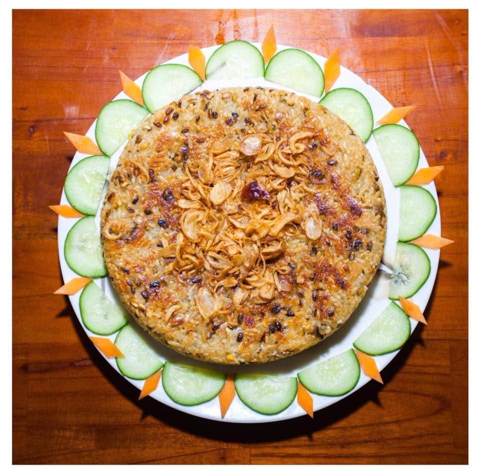 Xôi Cháy Ruốc Tép ( Xôi Chim)